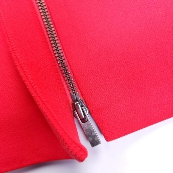 Classique Entiers Pink Red Long Jacket Coat Sz L - Picture 13 of 14